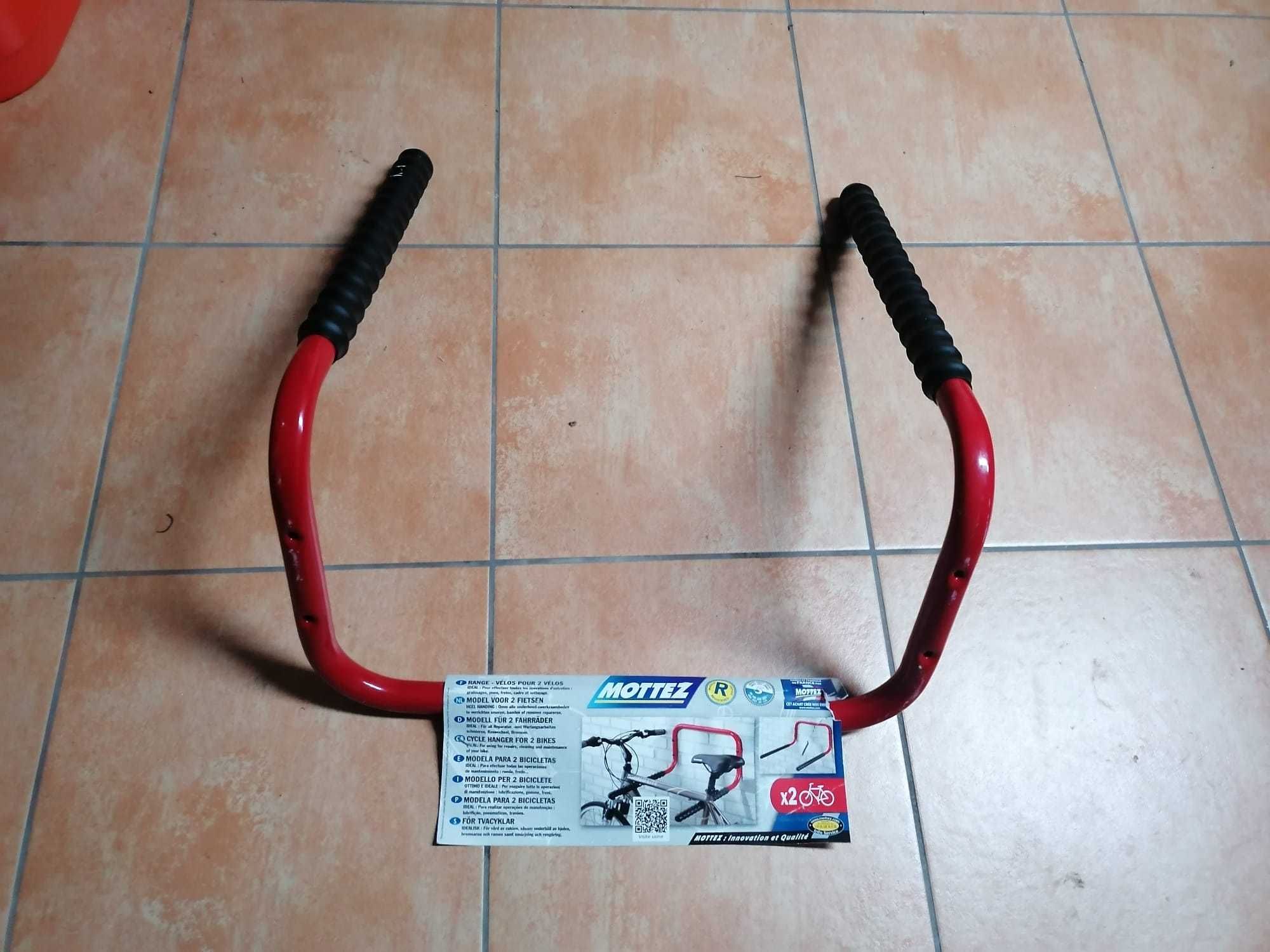 Gancho para bicicletas 430 mm 80 kg vermelho