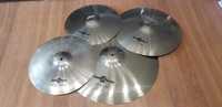 Conjunto de pratos de bateria Gear4Music, cymbals