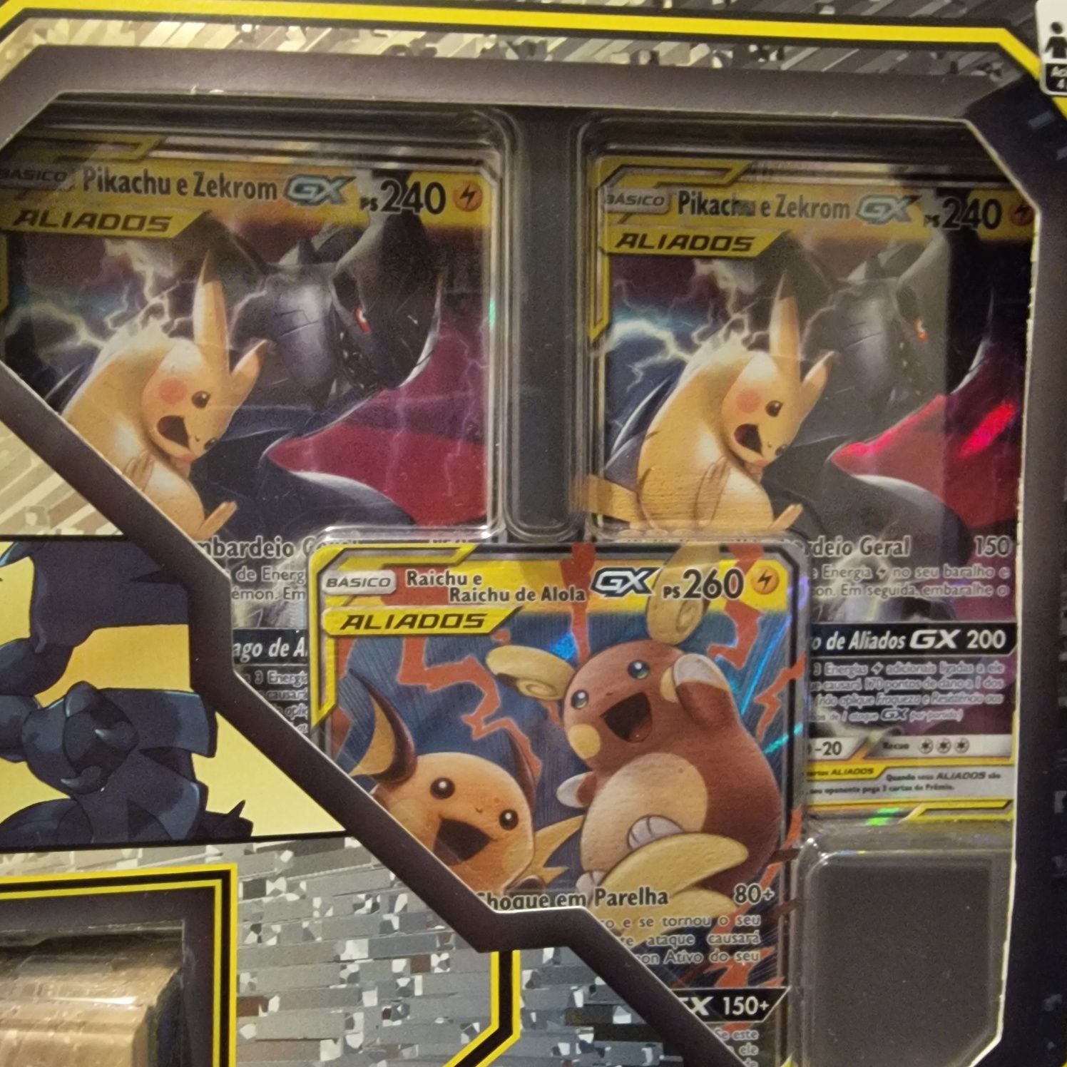 Cartas pokemon baralho batalha da liga charizard e pikachu