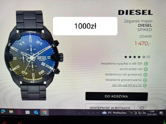 Zegarek Diesel .