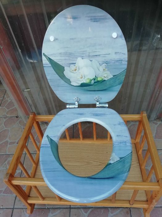 Piękna deska ubikacyjna powystawowa