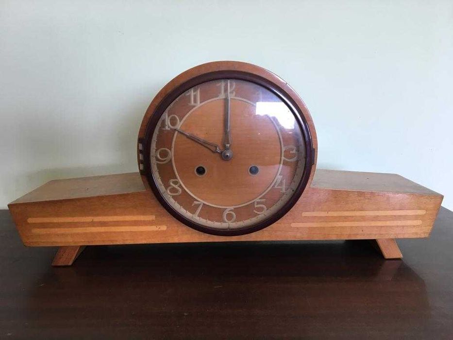 Zegar kominkowy stary kolekcjonerski z czasów PRL