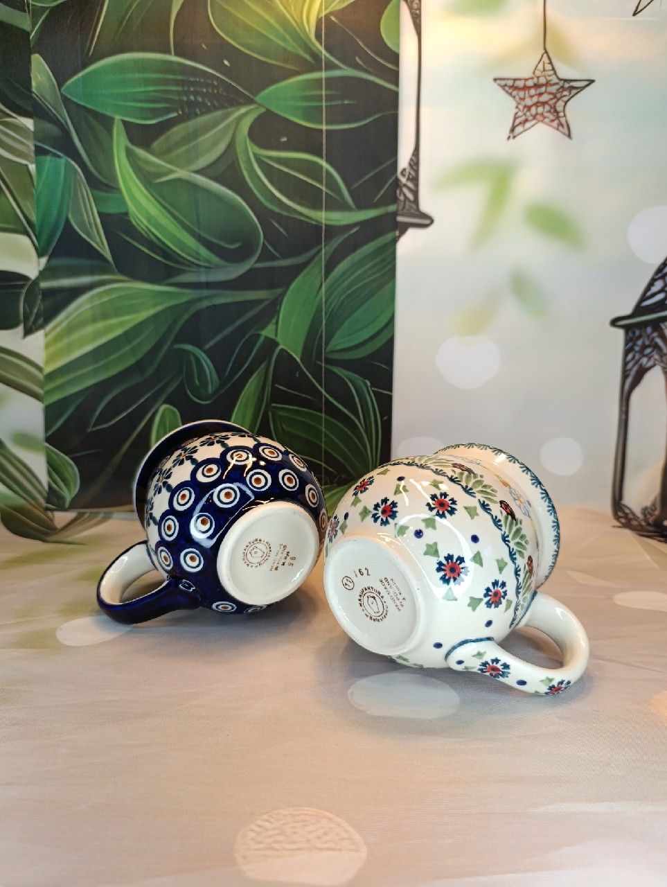 Bolesławiec Kubek ceramiczny czeski 500 ml dwupak ceramika Bolesławiec