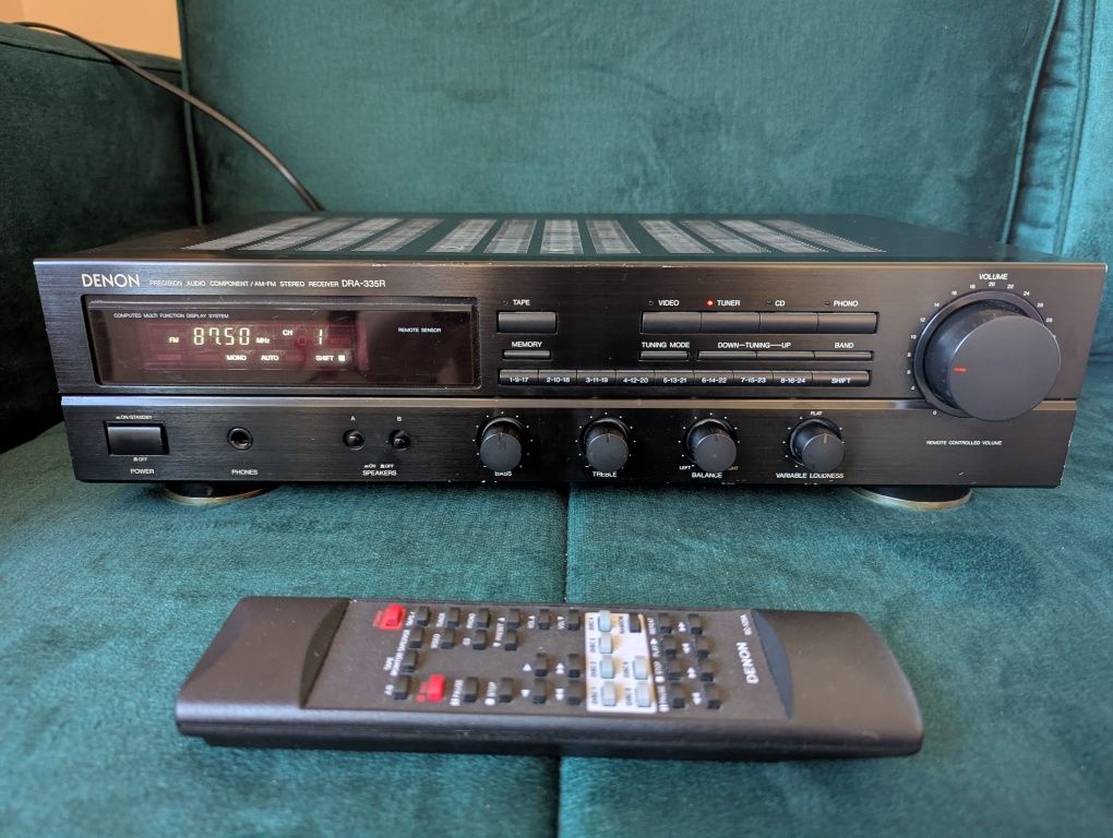 Amplituner/wzmacniacz Denon DRA335R z pilotem
