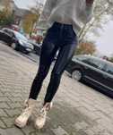 Leginsy lateks ZIP rozmiar L