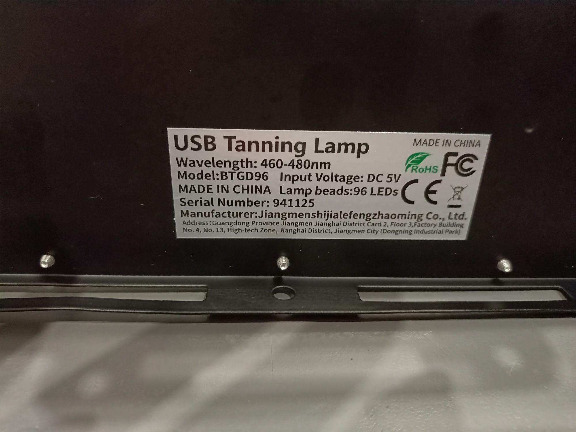Lampa 96 diod LED, USB.