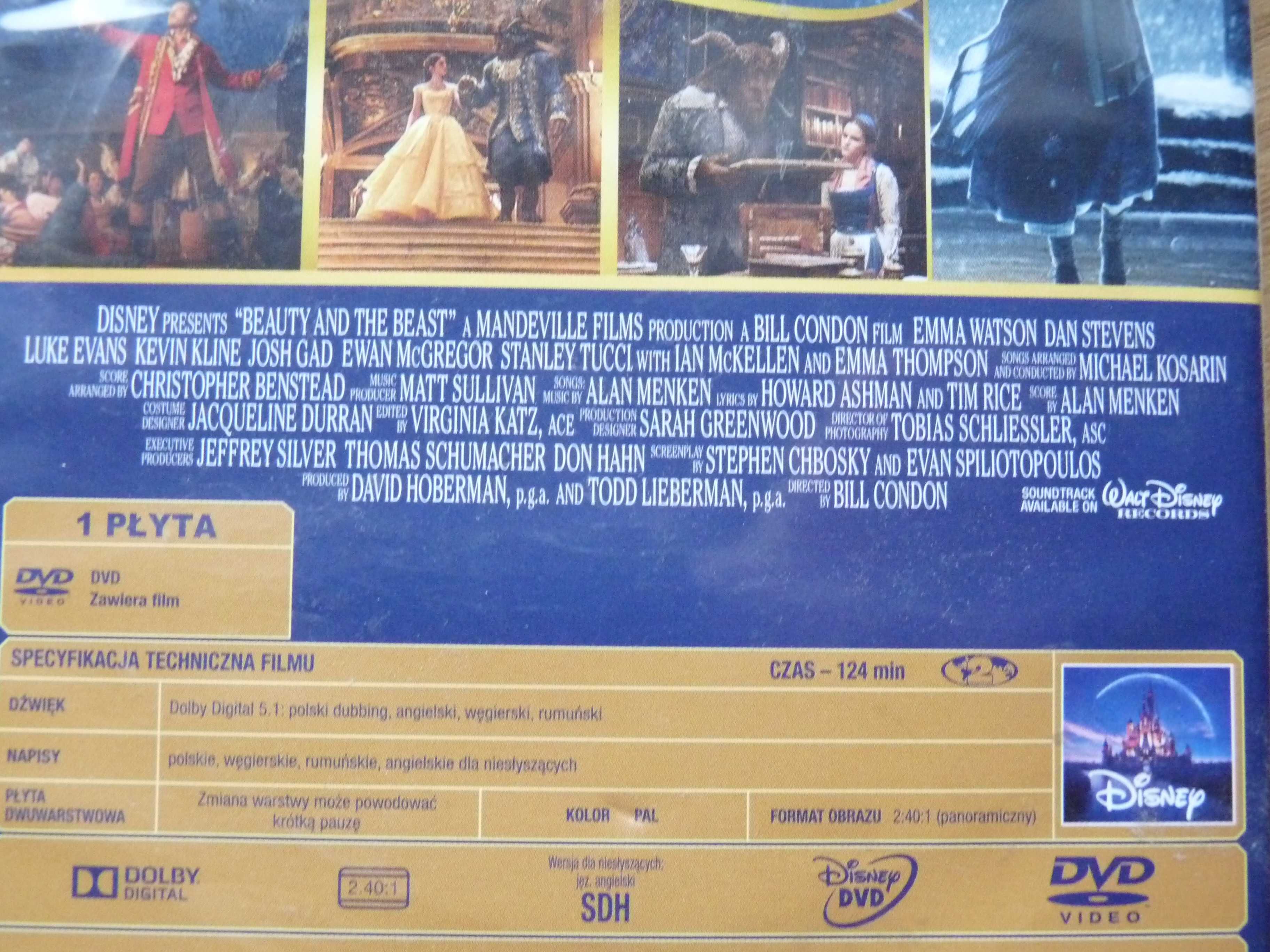film na DVD "Piękna i bestia"