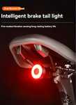 NOWA czerwona lampka X-TIGER smart braking 33,5h