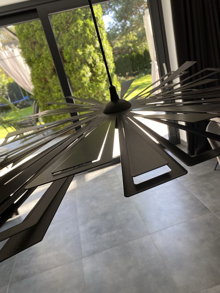 zyrandol lampa sufitowa czarna lampa wiszaca