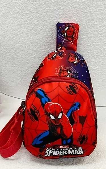 modna saszetka, torba spiderman