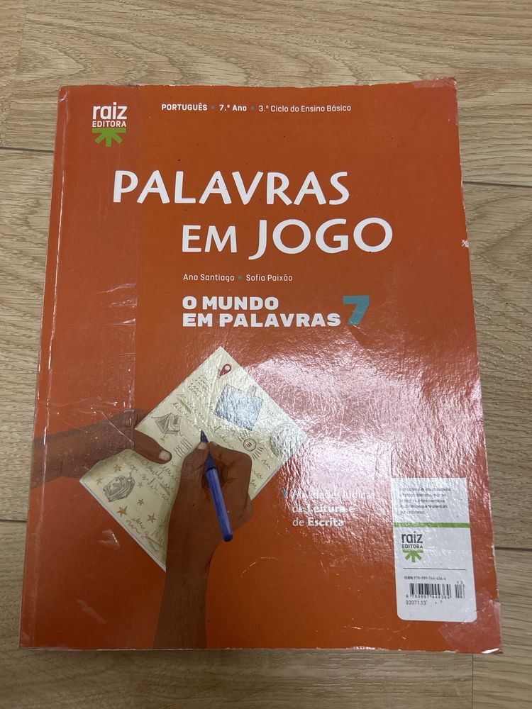 O mundo em Palavras Português 7Ano caderno atividades
