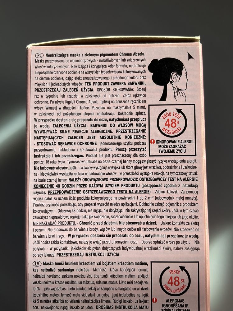 Kerastase Chroma Absolu Masque Vert 150 ml maska neutralizująca nowa