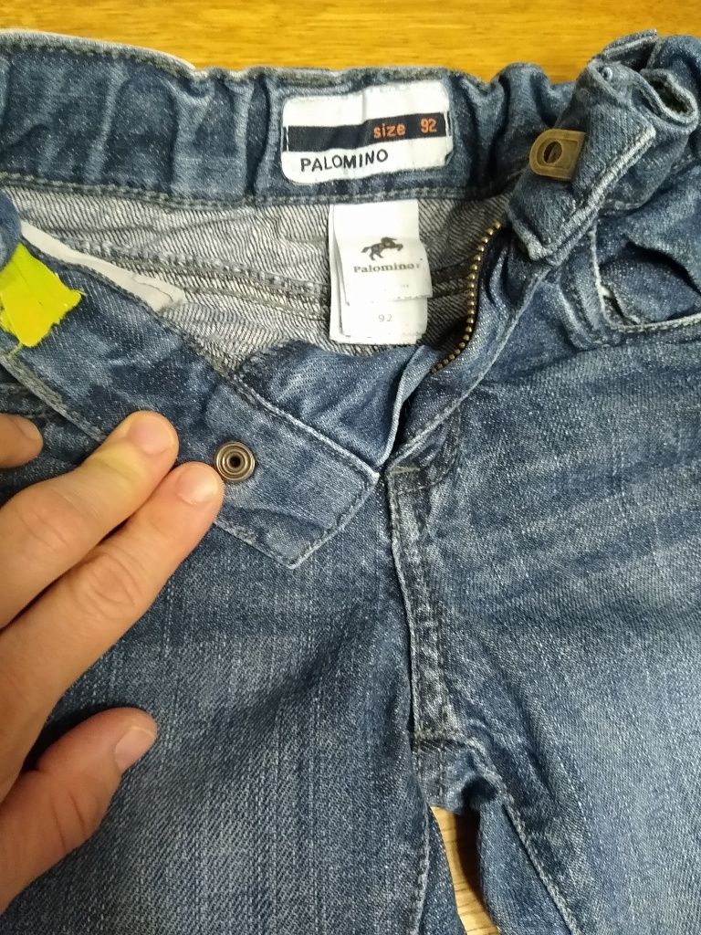 Paka dla chłopaka, Spodnie 5 szt. dżinsy dresowe sztruksy 92