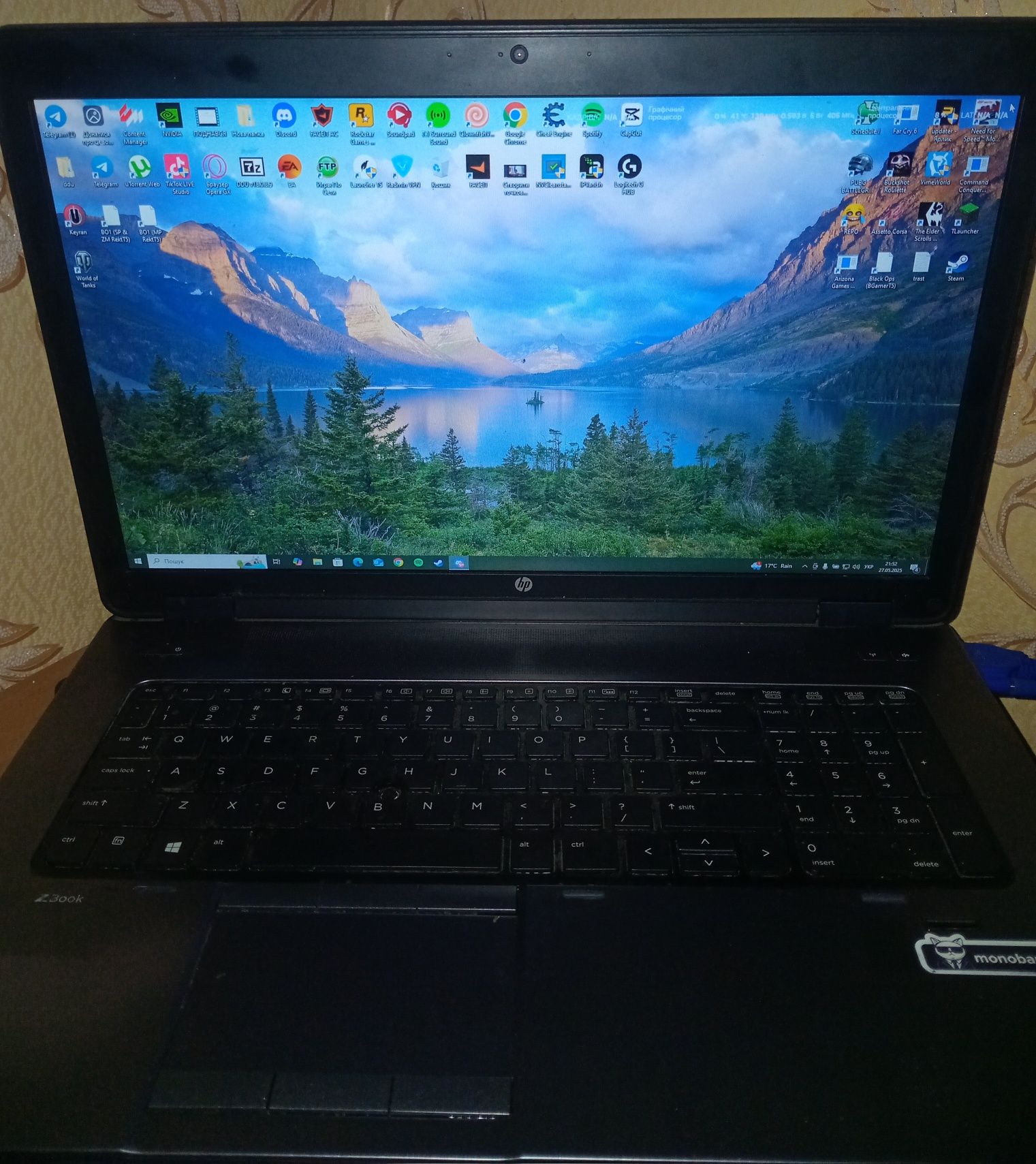 Продам ноутбоу HP ZBOOK 17G2