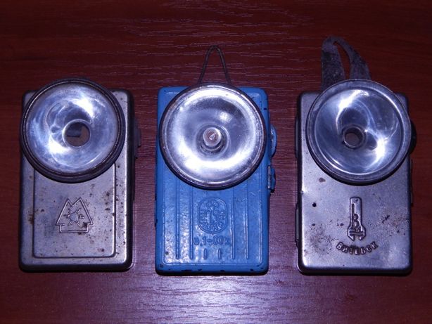 Три фонарика из СССР цена за все.