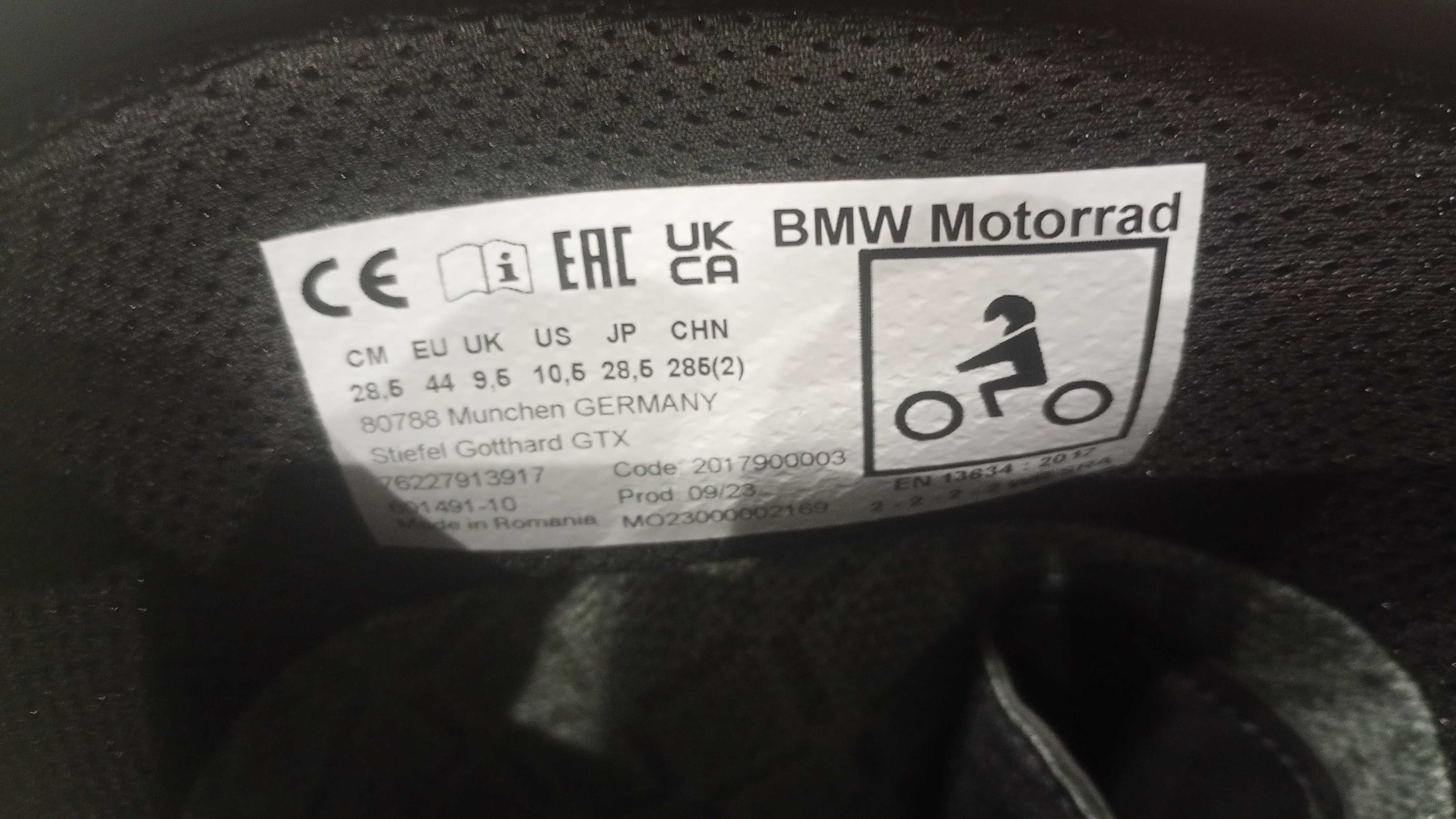 Buty motocyklowe Bmw Gotthard gtx Gore-tex  rozm. 44