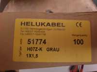 Провід H07Z-K 1x1,5 сірий 51774 HeluKabel