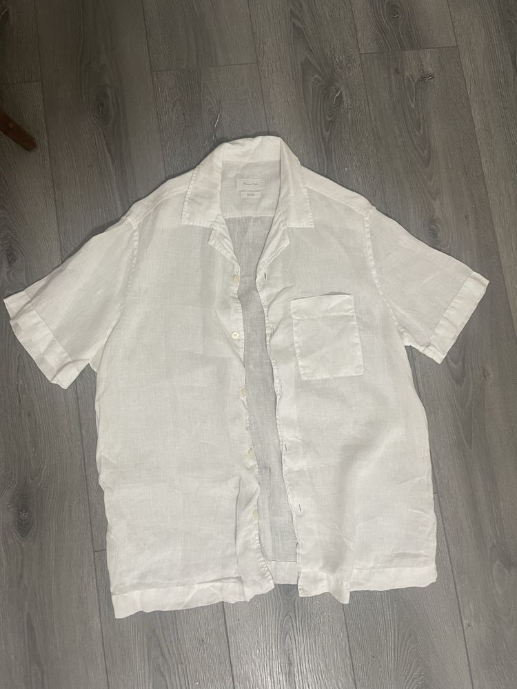 Льняная рубашка Massimo Dutti