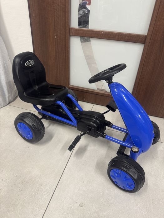 Gokard na pedaly dzieciecy 2-4 lata kard siedzisko regulacja