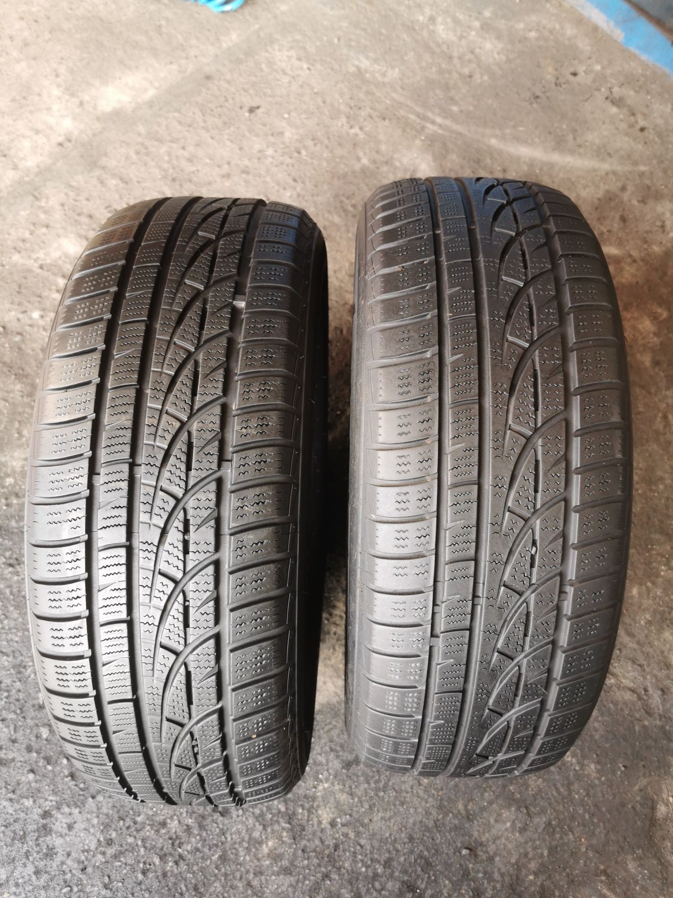 225/60R16 dwie opony zimowe Hankook