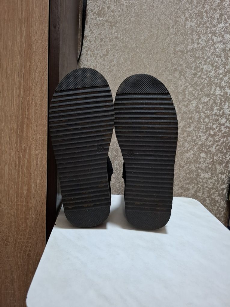 Угги замшевые низкие