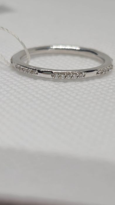 Каблучка з білого золота. Нова. Sova.