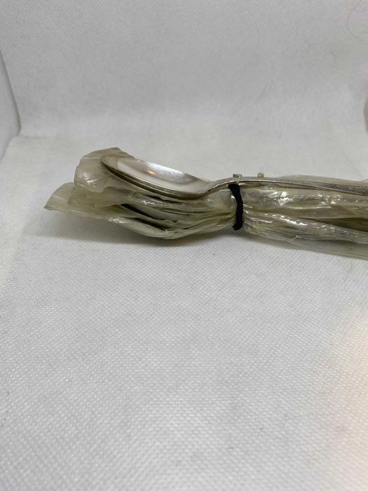 Łyżeczki do herbaty srebrne, 6 szt