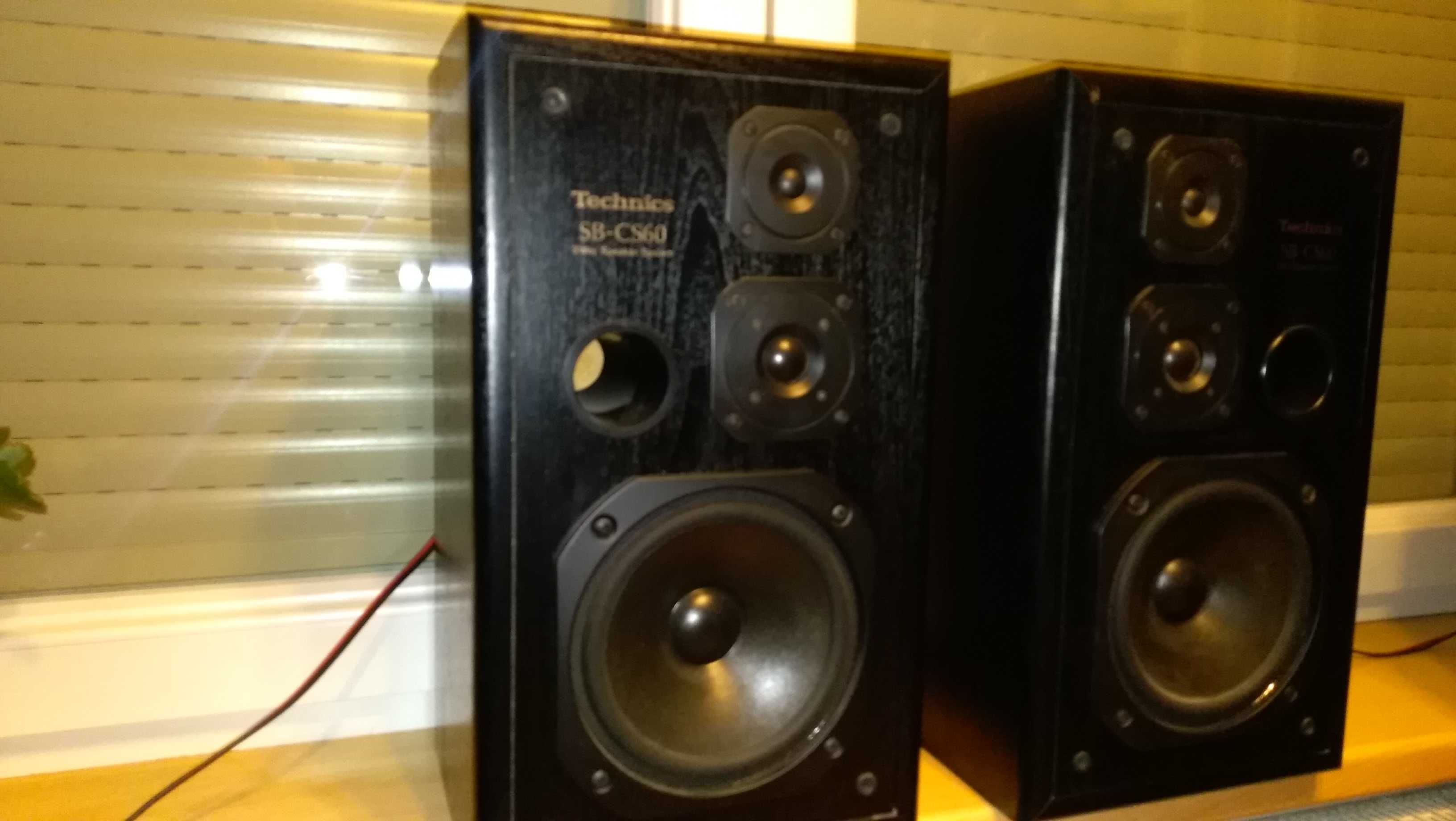 Piękne Kolumny Technics SB-CS60 bardzo zadbane Stan Idealny kompletne