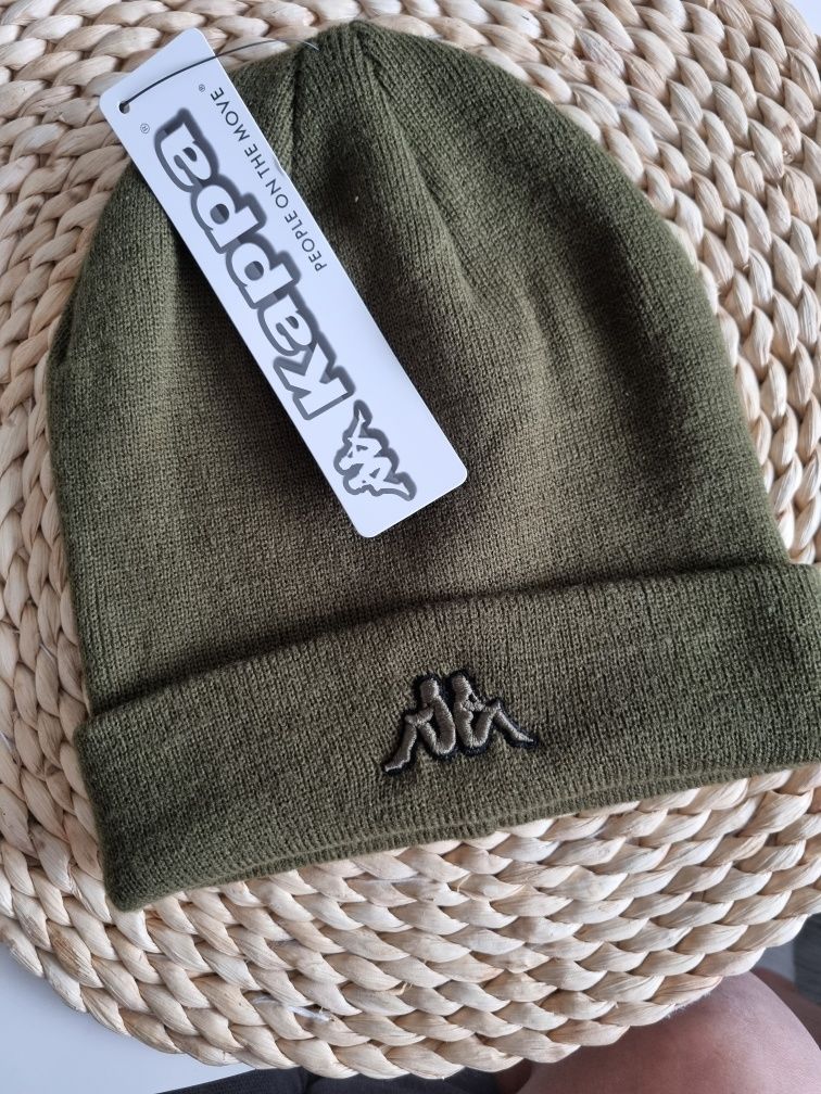 Czapka zimowa kappa khaki one size