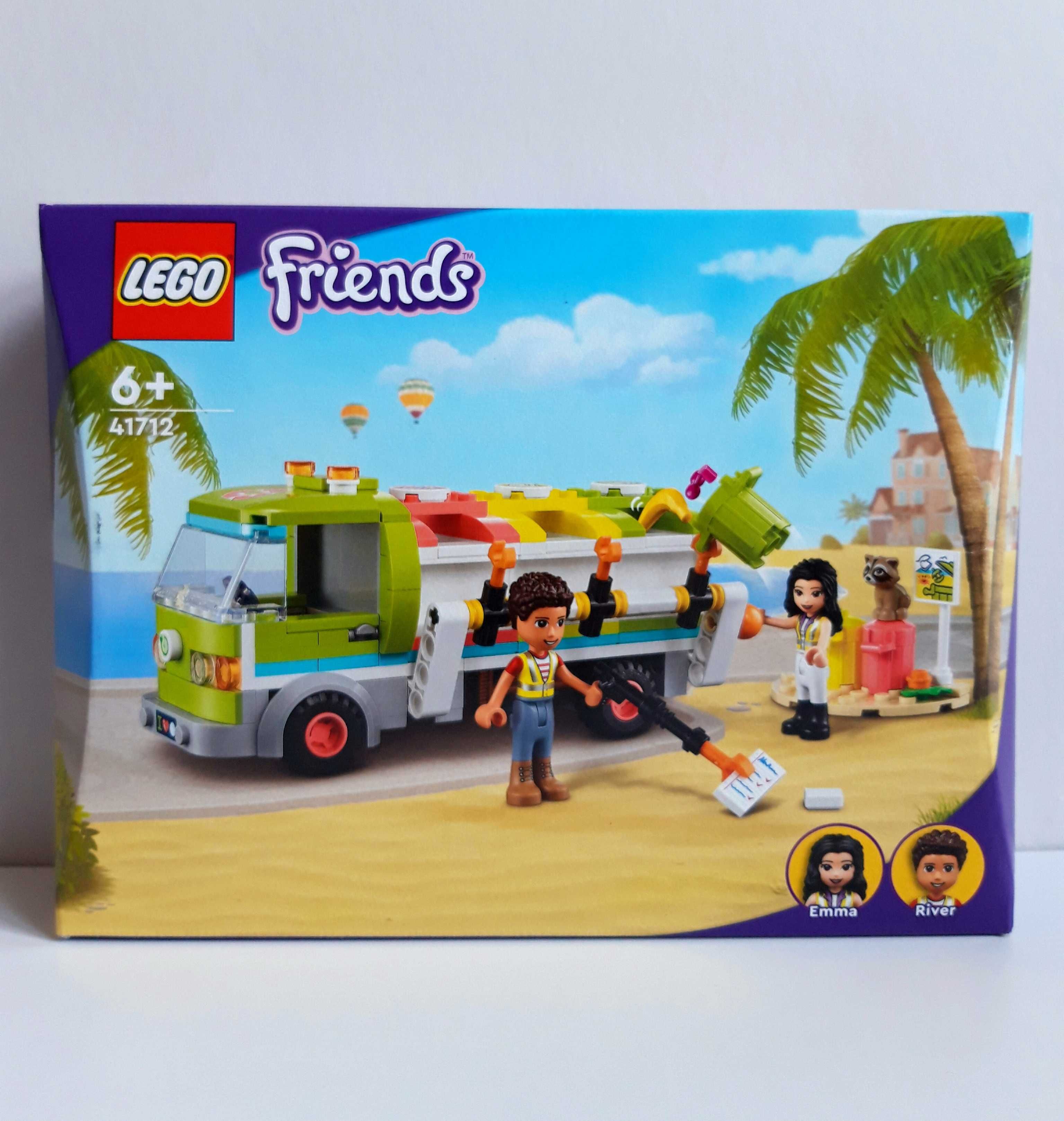 Нове. LEGO Friends Сміттєпереробна вантажівка, 259 деталей (41712)