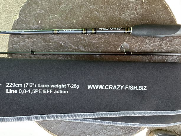 Спиннинг Crazy Fish Arion 762 mt 7-28 229см