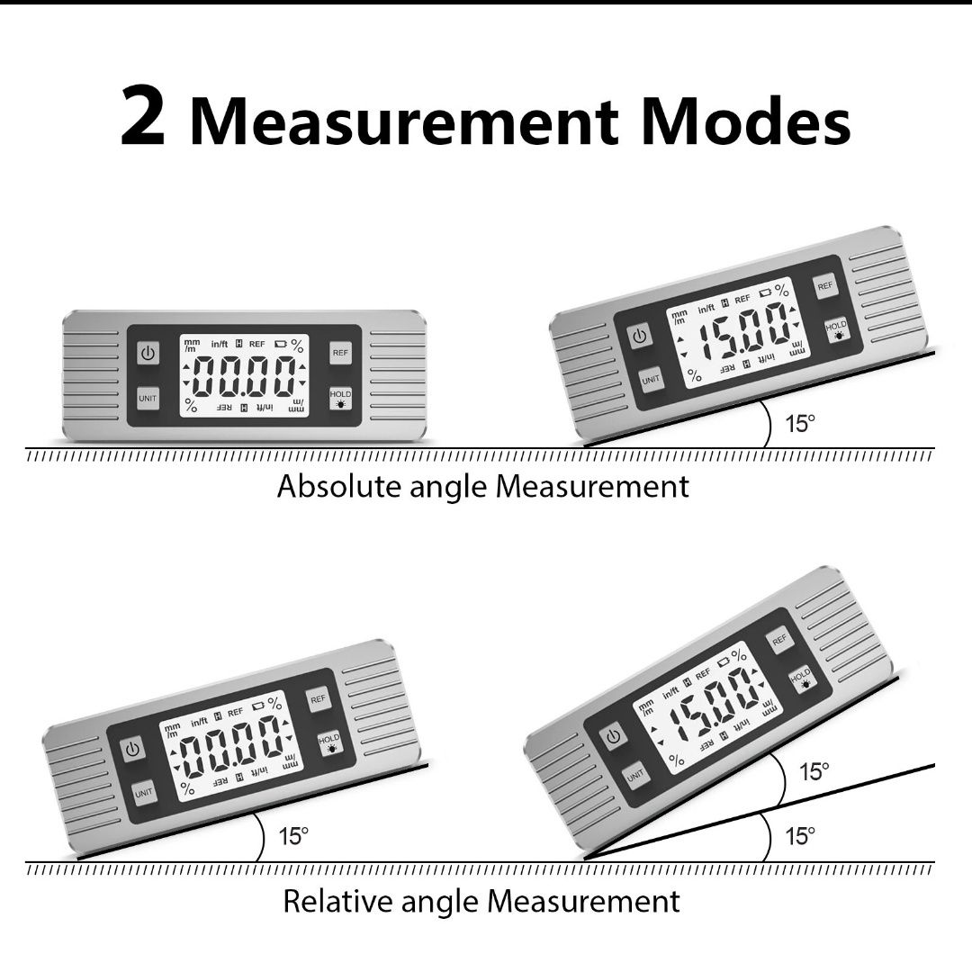 Nível Digital Compacto JD11 com Base Magnética **NOVO**