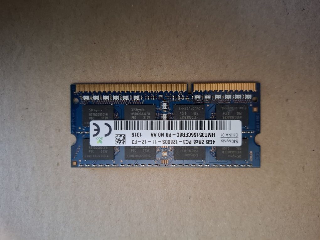 Ram do laptopa sodimm DDR3 4GB 1600 hynix, ramaxel, good ram, Samsung