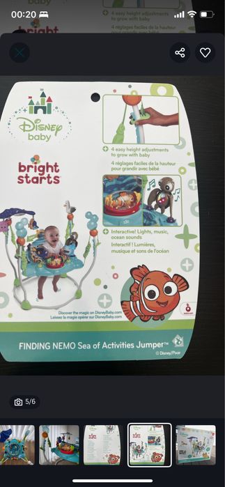 Cadeira Pula pula para bebe