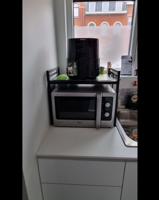 Nowy Organizer regulowany kuchenny na mikrofalówkę air fryer ekspres