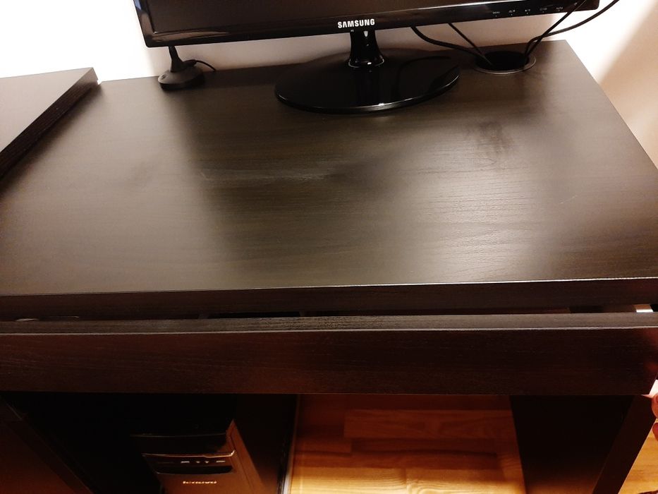 Biurko czarne Ikea