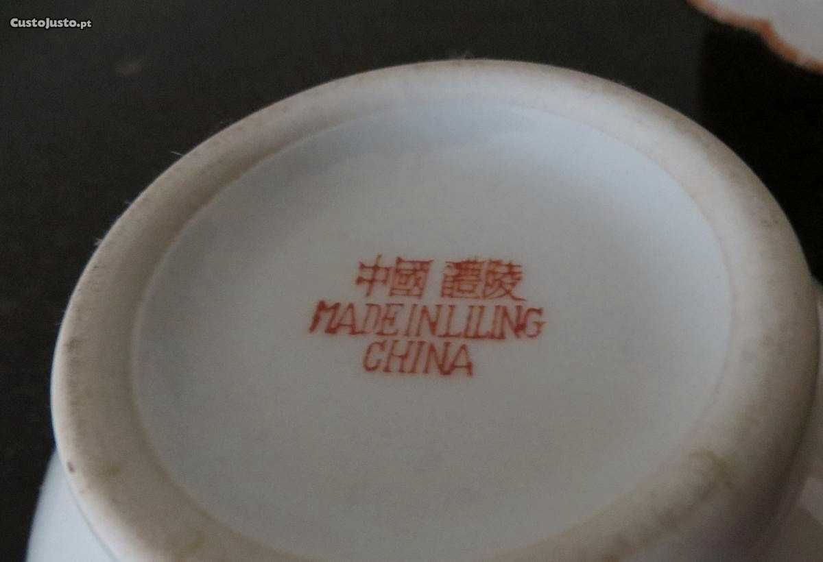 Tigela antiga, Genuína Made in Liling Genuína Origem China  Década 40