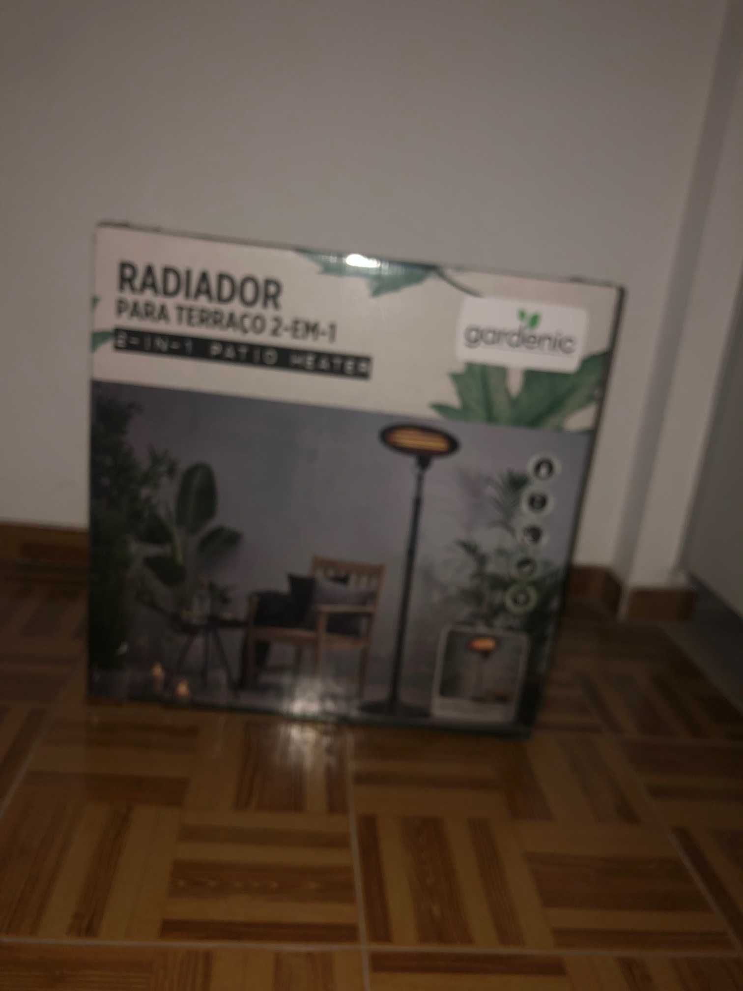 Radiador para Terraço 2 em 1 - Patio Heater Gardenic