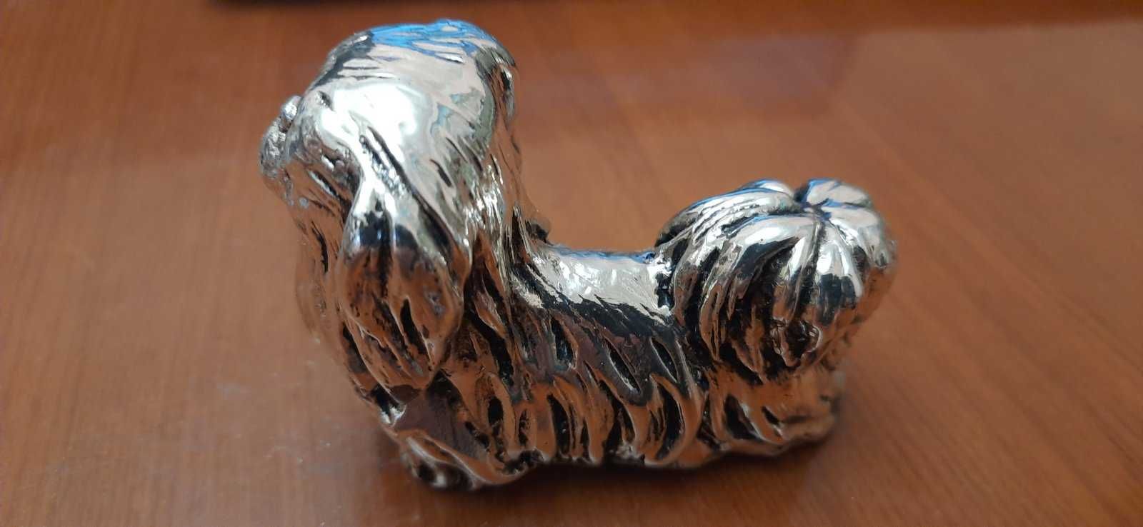 собака Пекинес стерлинговое серебро 925 silver plated шикарный подарок