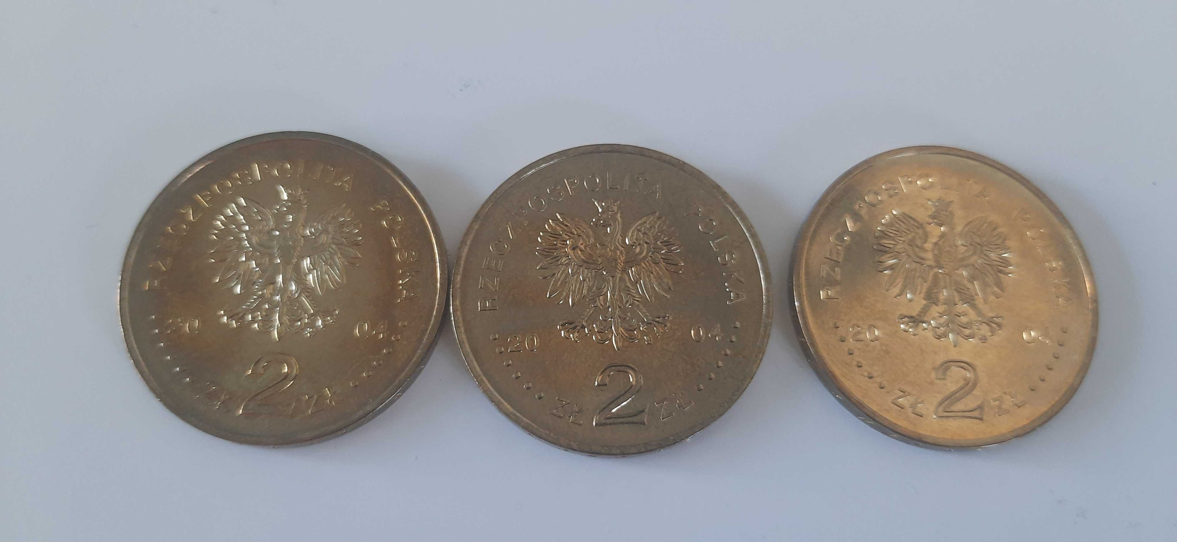 3 monety 2zł Dzieje złotego, 2004 rok