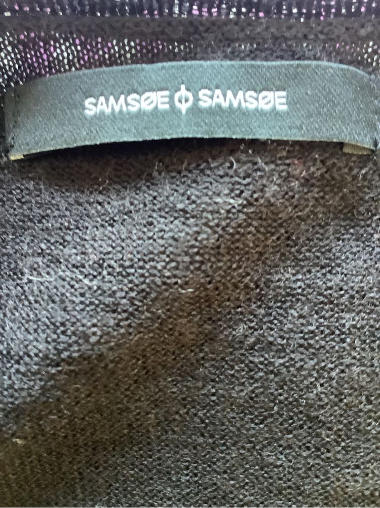 Długa wełniana asymetryczna kamizelka Samsoe Samsoe XS/S