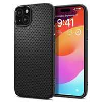 Spigen Liquid Air Iphone 15 6.1" Czarny/Matte Black Acs06790