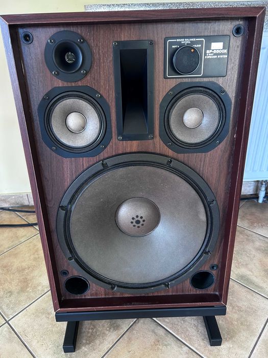 Sansui 5500 X Kolumny  + Standy, HiFi   dla Audiofila