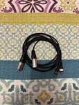 Cabo de áudio RCA - XLR com 1,5 metros
