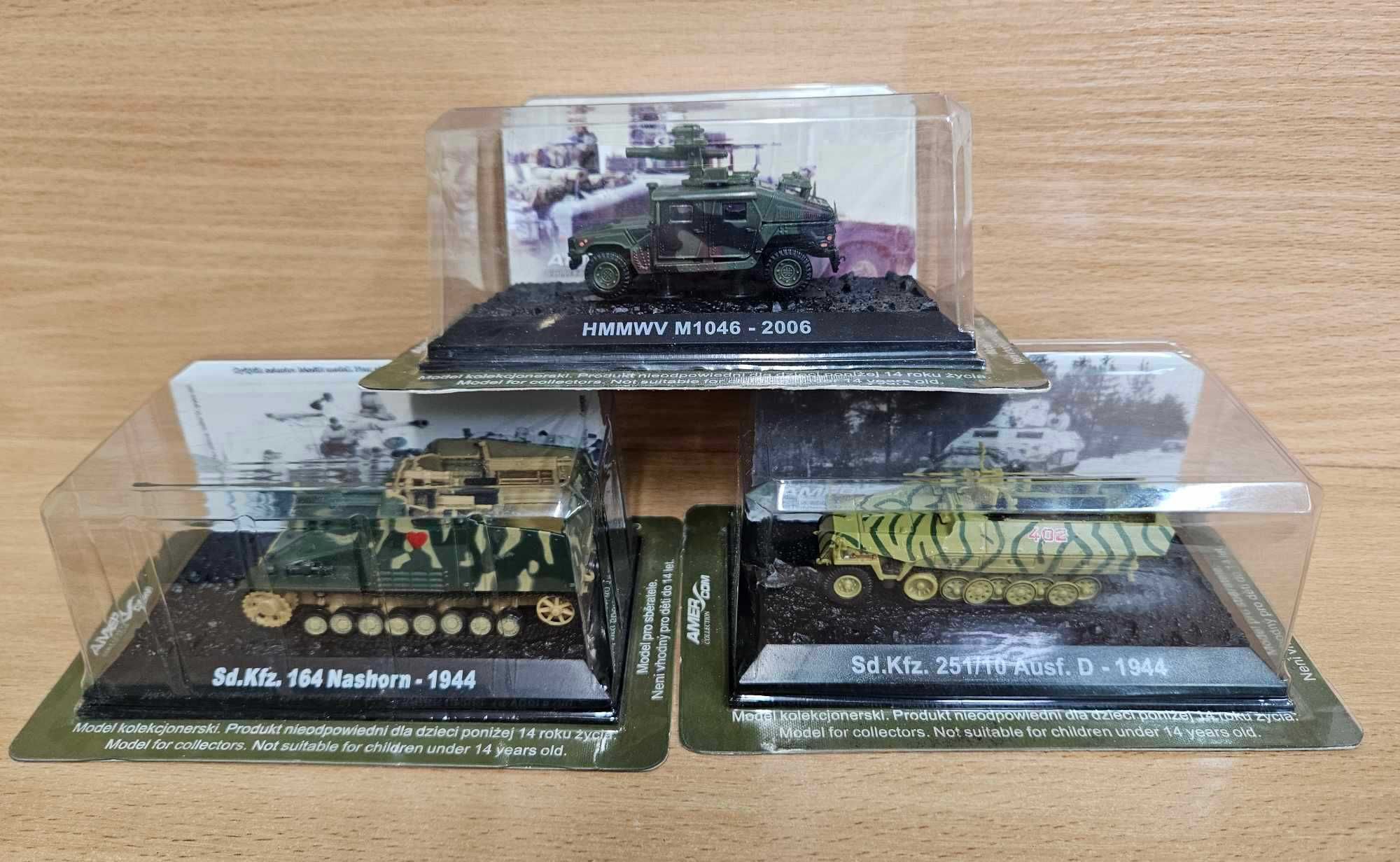 Kolekcja Czołgów i Wozów Bojowych AMERCOM 23 sztuki