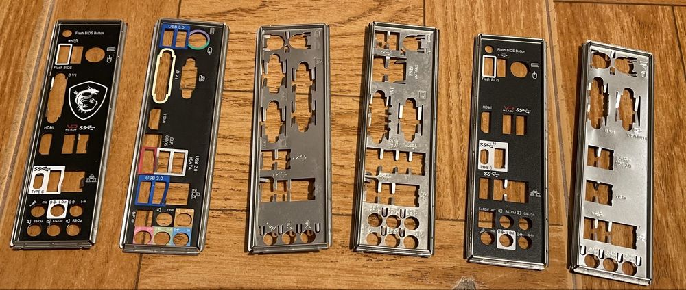 Espelho backplate motherboard