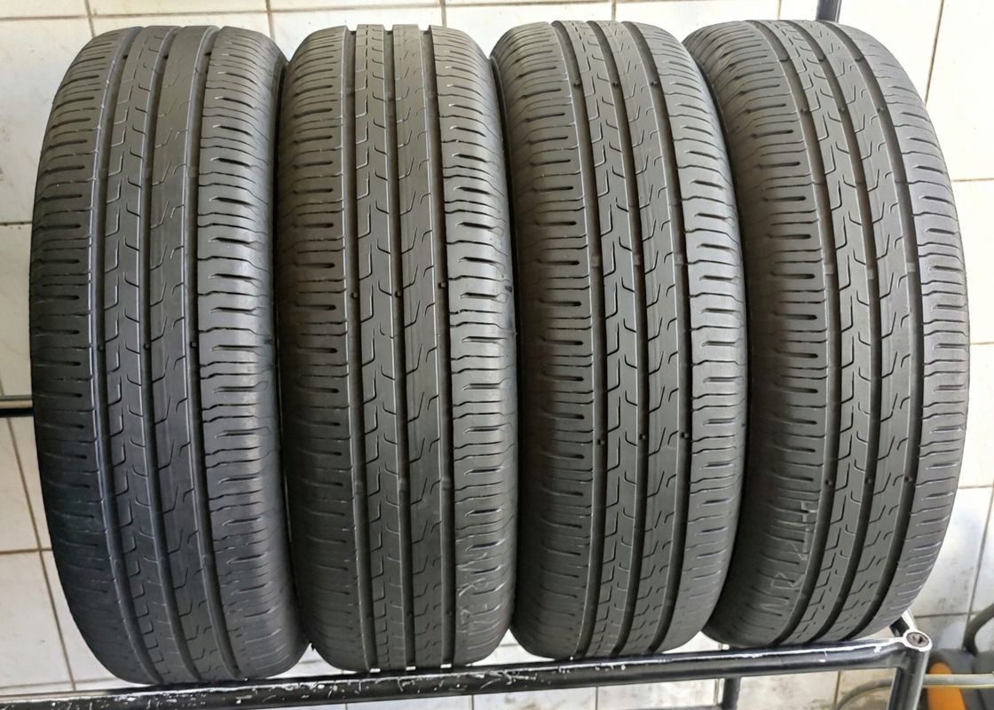 4x 185/65r15 Continental EcoContact 6/88h 2021r A/A/70dB Jak Nowe