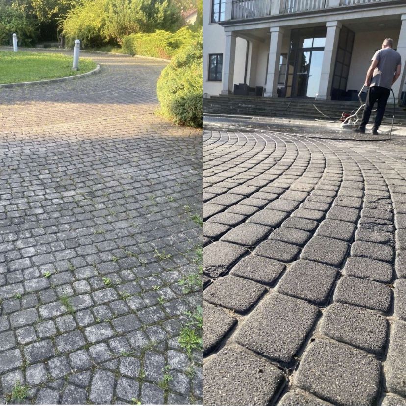 Mycie kostki brukowej od 5zl!! Elewacji,dachow