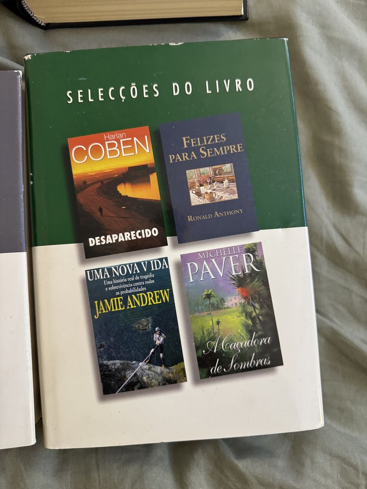 5 livros Coleção Selecções do Livro"