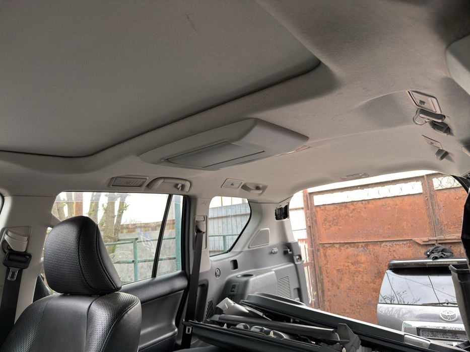 Потолок,отделка,обшивка потолка toyota land cruiser prado 150